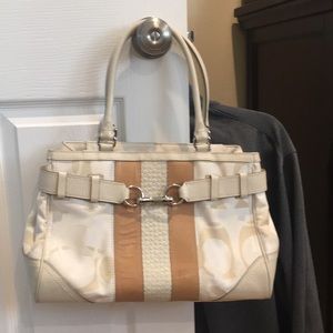 Coach Optic White Handbag